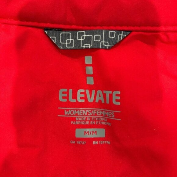 Elevate Red Softshell Zip Vest Size M – High Neck Utility Vibes - Picture 4 of 5